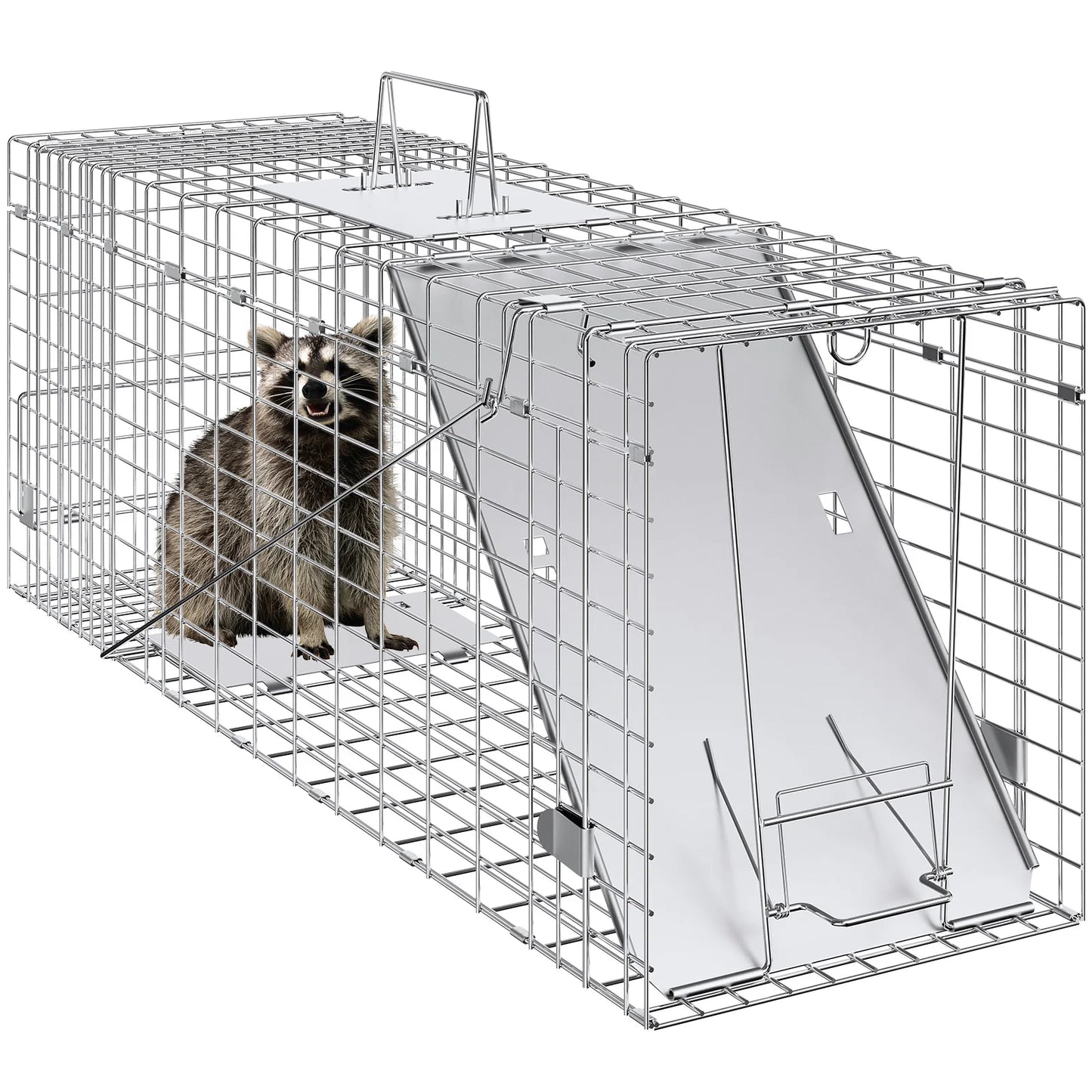 Cage Trap Humane Trap Galvanized Iron Folding