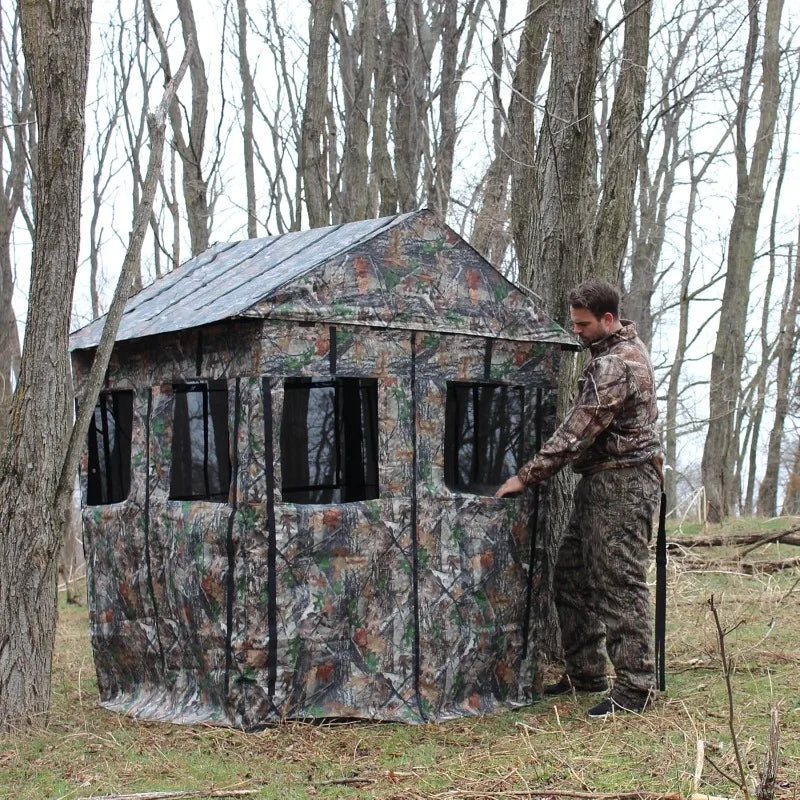Hunting Ground Blind, , 360 See Through 3-Person