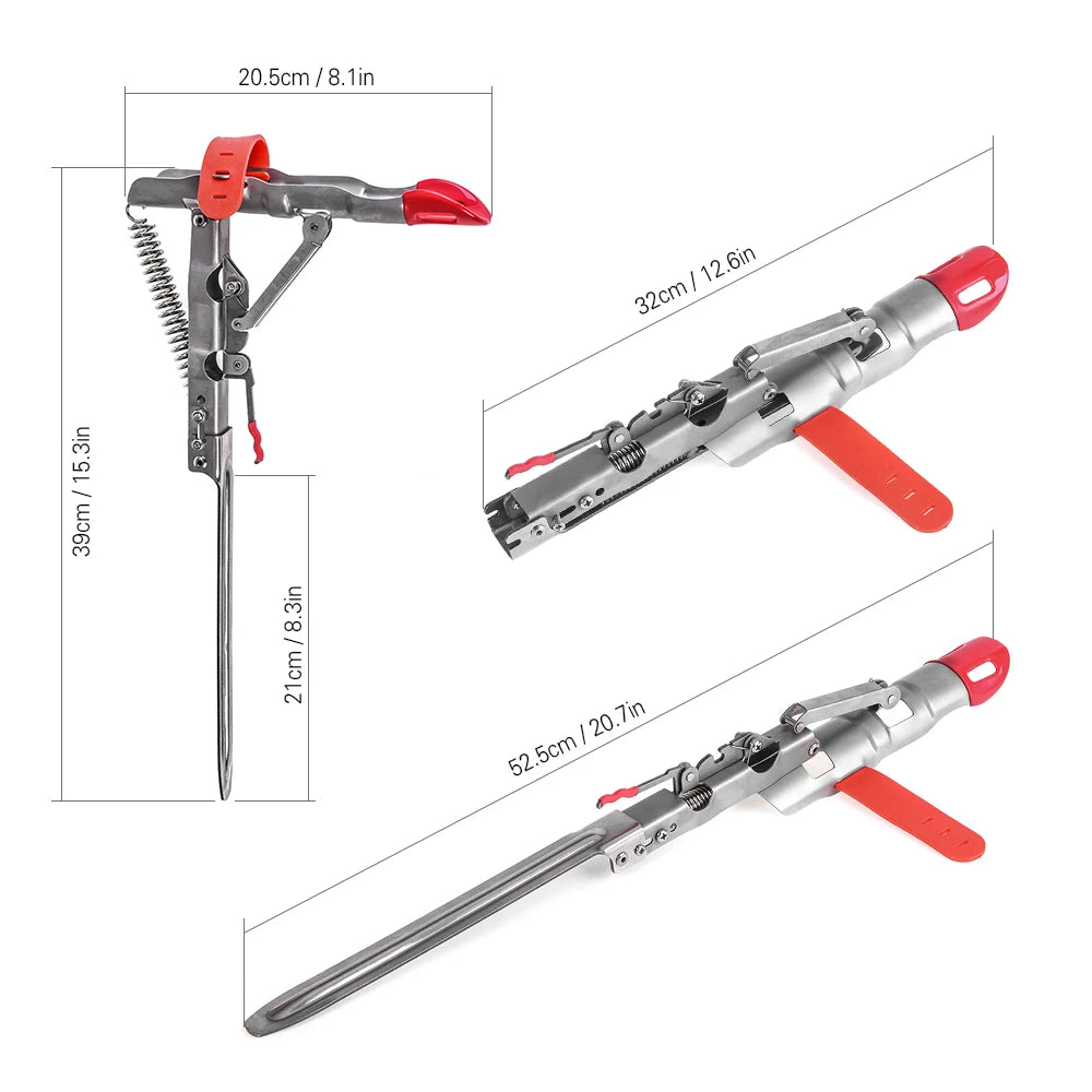 Automatic Spring Fishing Rod Holder