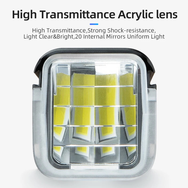 ROCKBROS Bike Front Light 1500LM 5000mAH Battery