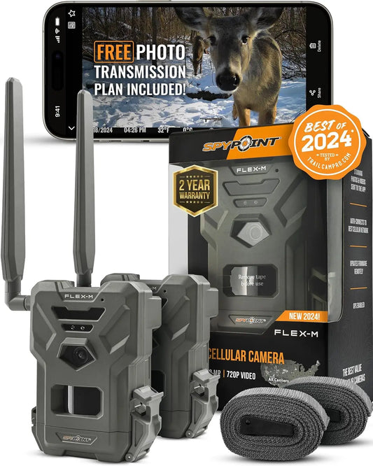 Flex-M Twin Pack Cellular Trail Cameras -