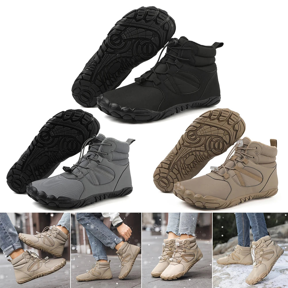 Winter Snow Boots Running Sneakers Waterproof High Top Hiking