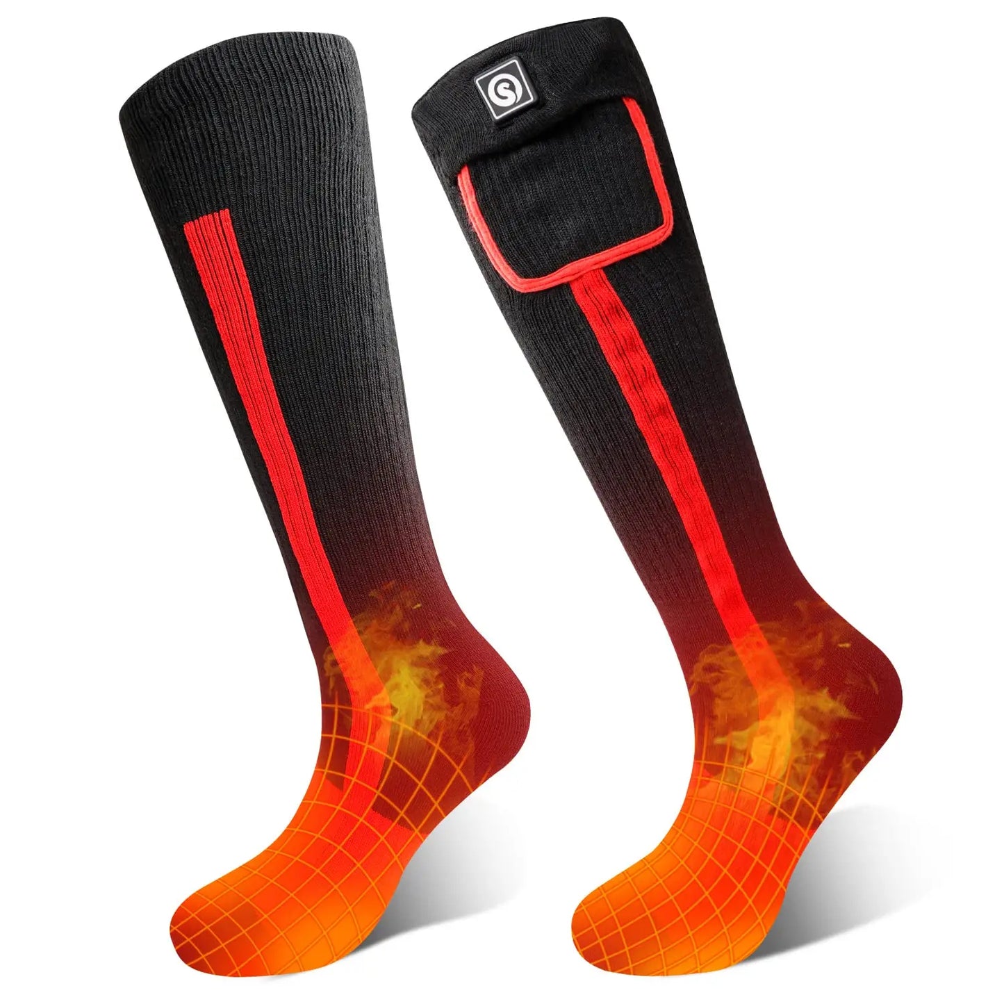 SNOW DEER Winter Heated Sock Rechargeable Battery