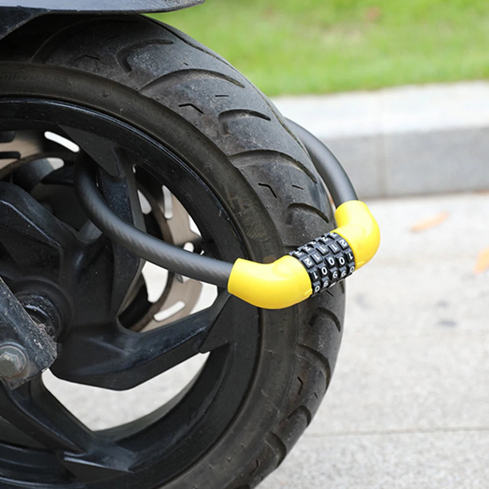 Bike Lock 5 Digit Code Combination  Bicycle Lock
