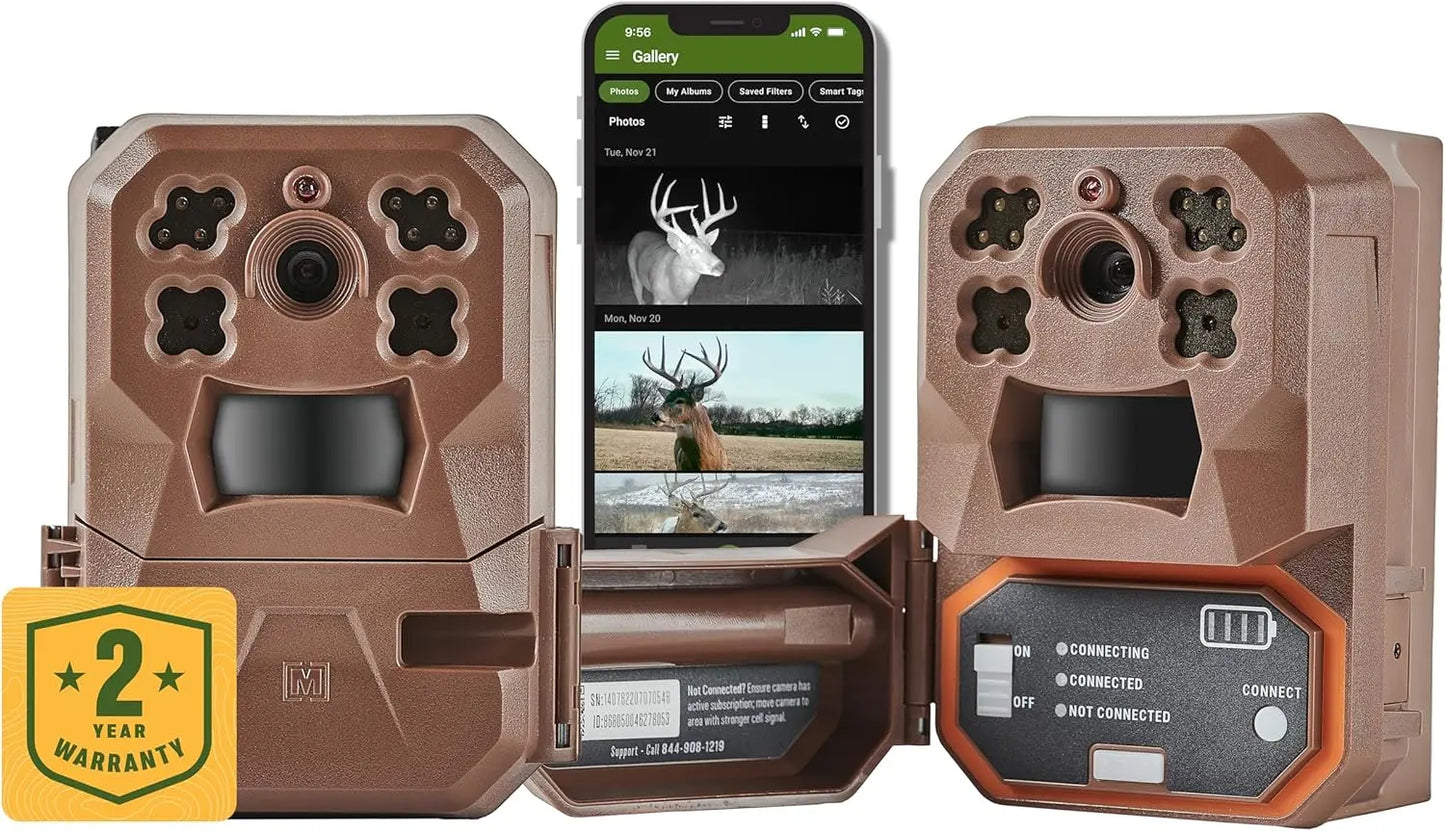 Cellular Trail Camera 2 Pack | Auto Connect - Nationwide Coverage