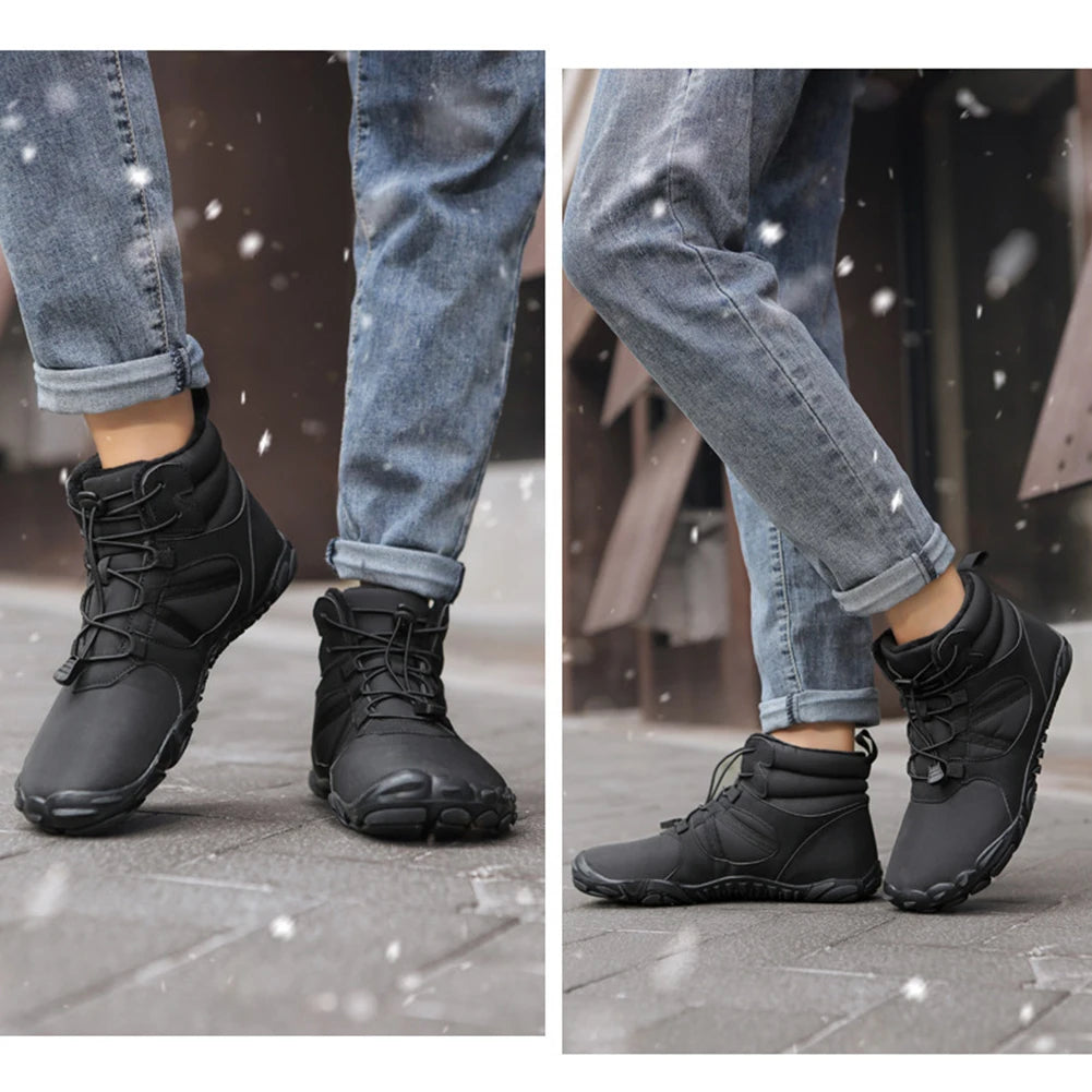 Winter Snow Boots Running Sneakers Waterproof High Top Hiking