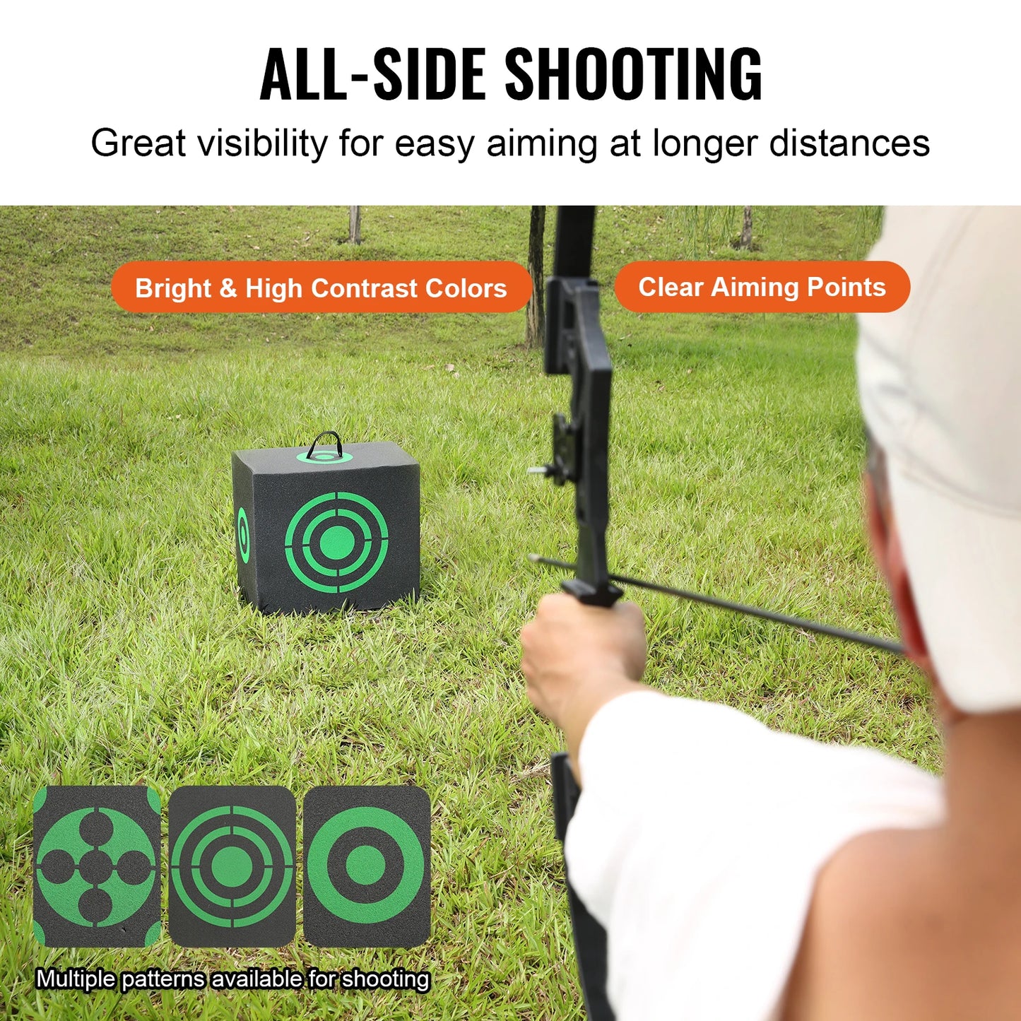 VEVOR 16"x18" Archery Target All-side Shotting