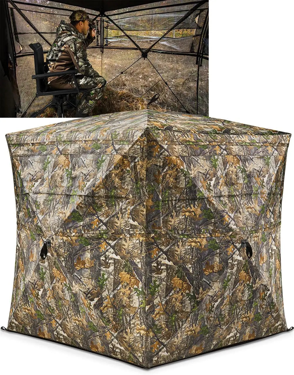 Hunting Blind See Through w/ Carrying Bag, 2-3 Person