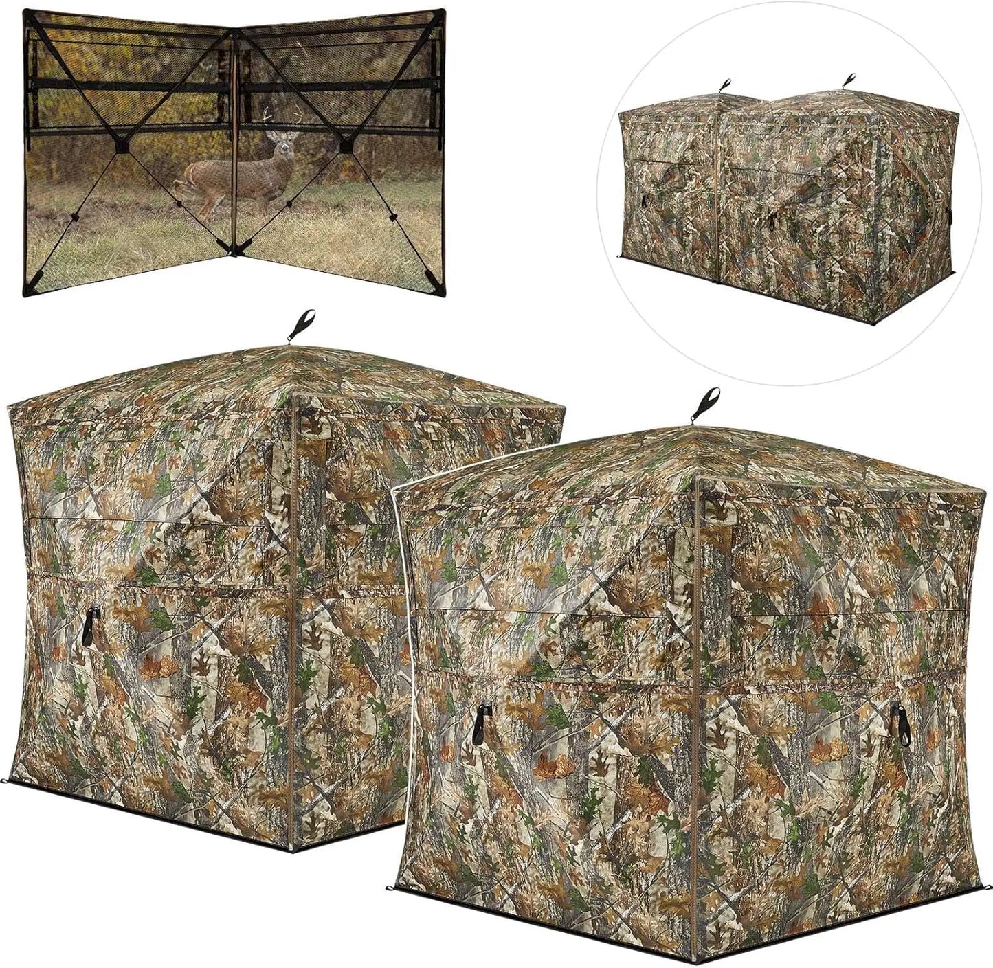 Double Ground Blinds 270° See Through