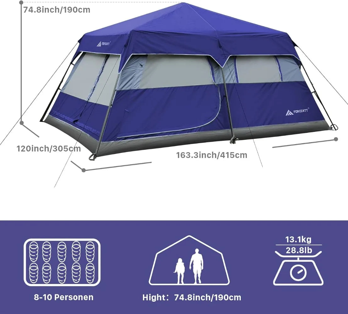 Camping Tent for 2/10 Person Lightweight & Waterproof