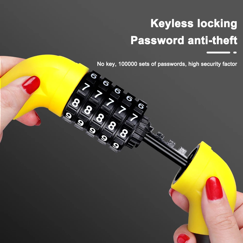 Bike Lock 5 Digit Code Combination  Bicycle Lock