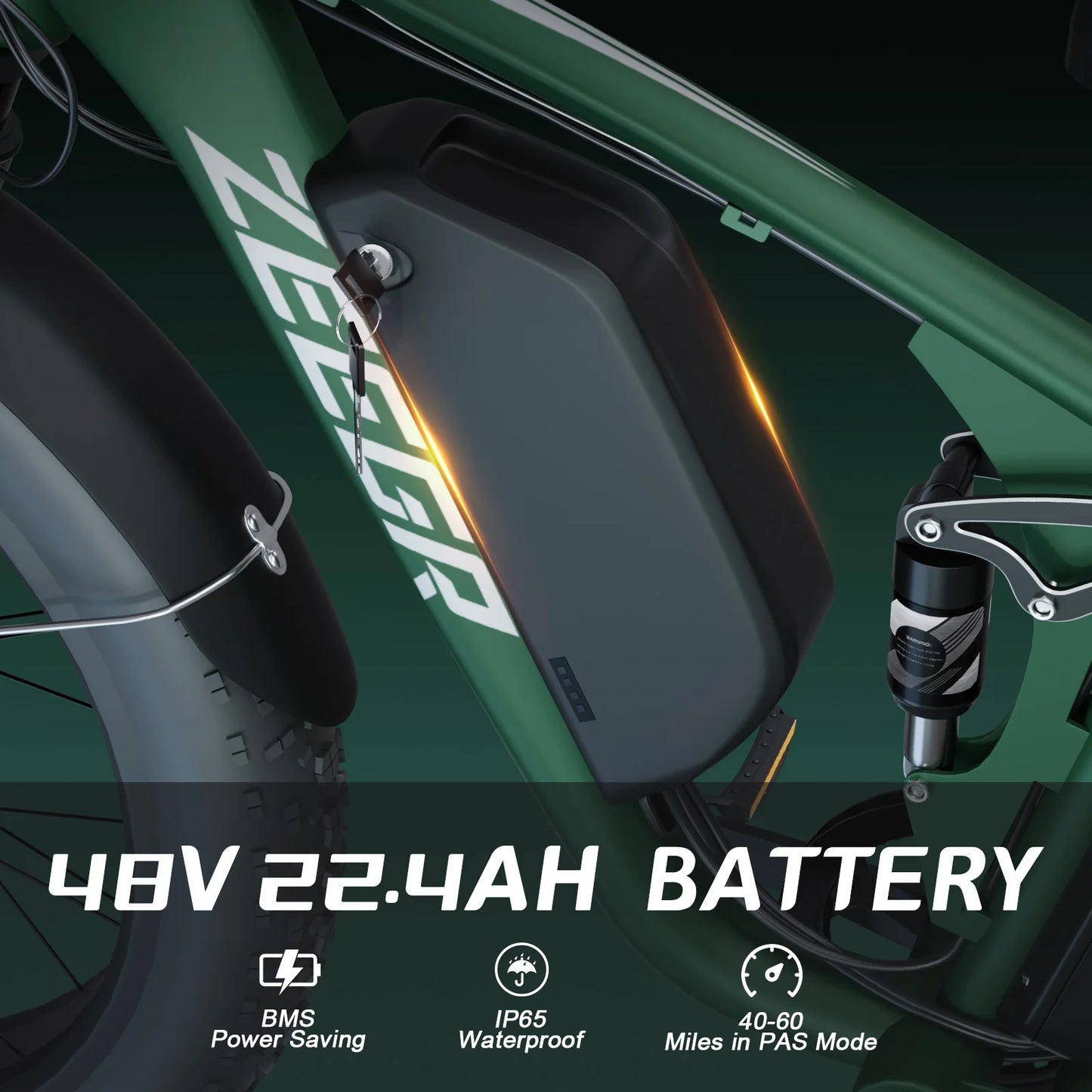E-Bike Dual MotorAWD 2000W 60 Miles 35MPH